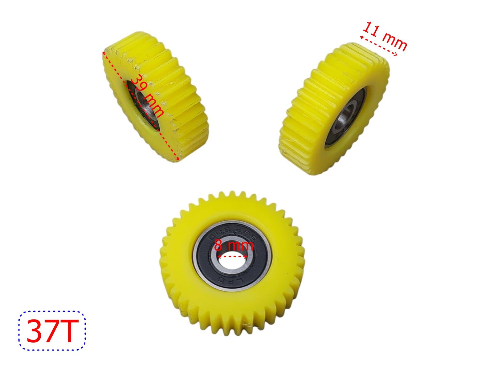 ELEKTRİKLİ BİSİKLET PLASTİK DİŞLİ SETİ - PLANET DİŞLİ FATBİKE DİŞLİ SETİ 37 DİŞ