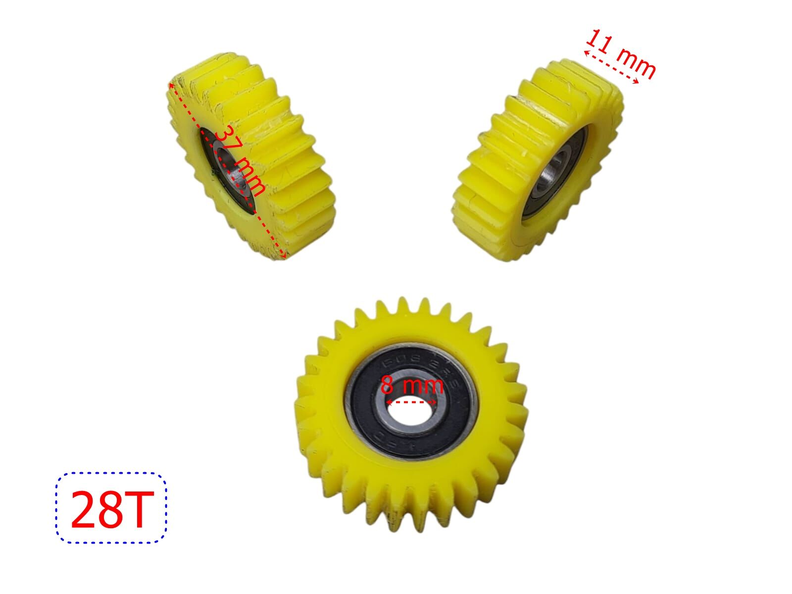 ELEKTRİKLİ BİSİKLET PLASTİK DİŞLİ SETİ - PLANET DİŞLİ FATBİKE DİŞLİ SETİ 28 DİŞ