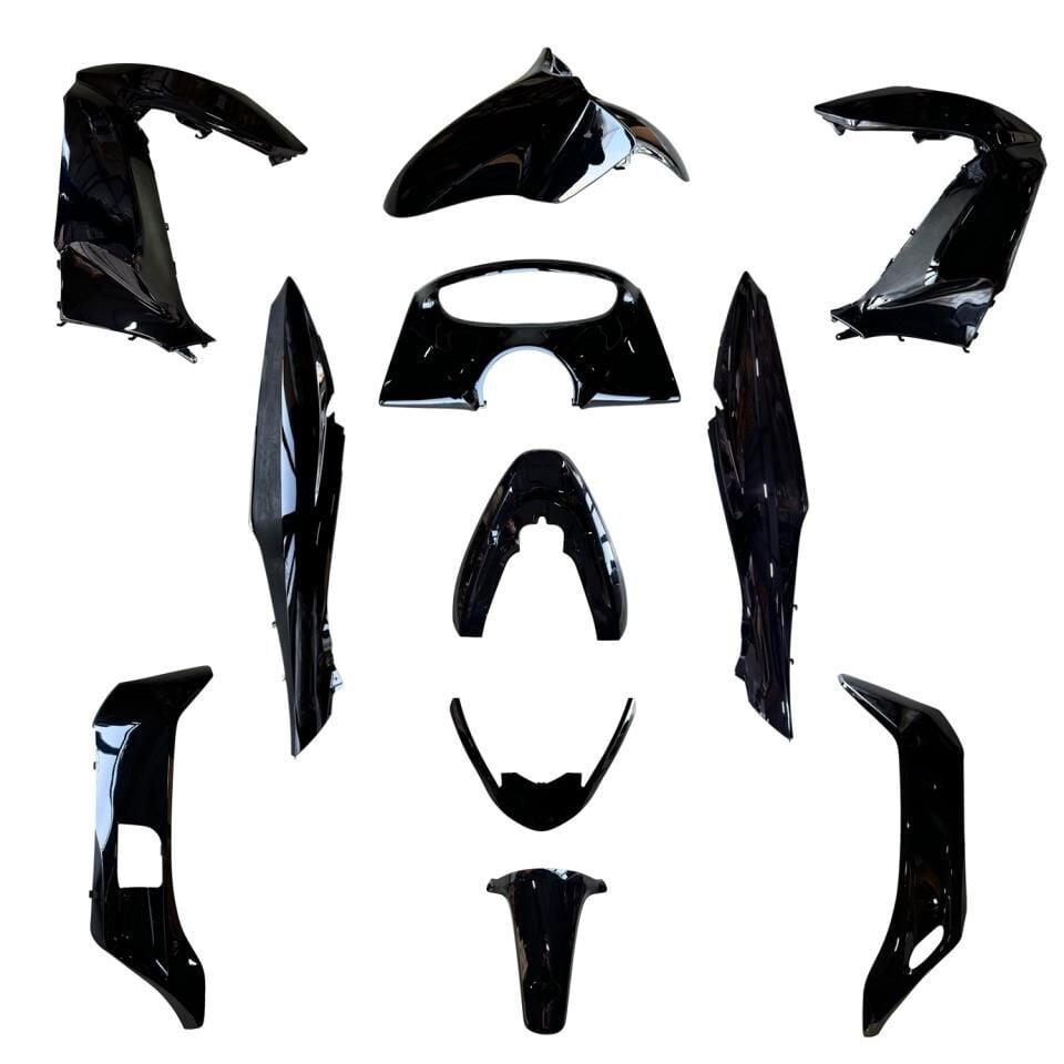 HONDA PCX KAPORTA SETİ SİYAH 2011-2012 (11 PARÇA)