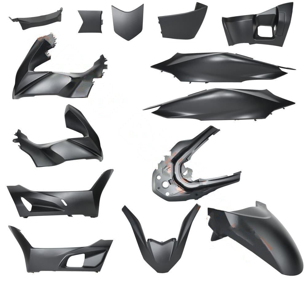 HONDA PCX KAPORTA SETİ SİYAH 2020-2024(14 PARÇA)