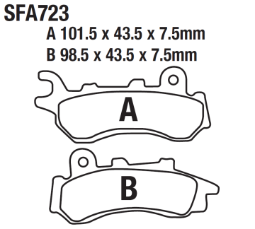 HONDA PCX 125-150 ÖN FREN DİSK BALATASI (2018-2020)