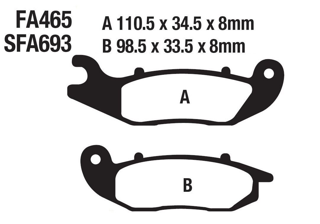 HONDA PCX 125 ÖN FREN DİSK BALATASI 2021 SONRASI