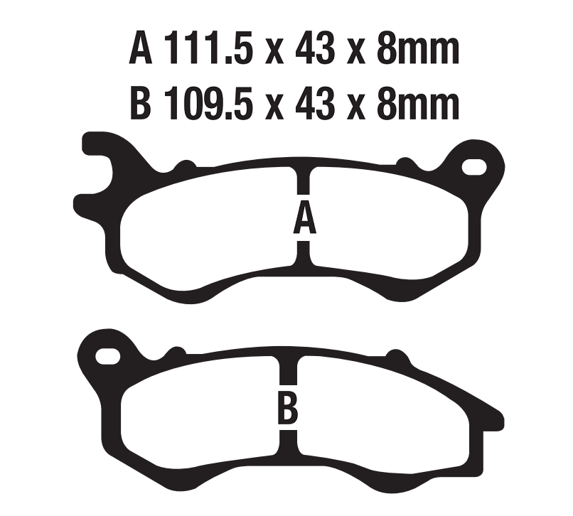 HONDA PCX 125-150 ÖN FREN DİSK BALATASI (2011-17)