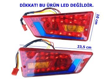 3 TEKERLİ KASALI ELEKTRİKLİ BİSİKLET ARKA STOP SAĞ-SOL KOMPLE