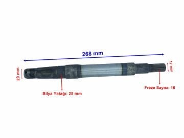 3 TEKERLEKLİ ARKA SOL AKS