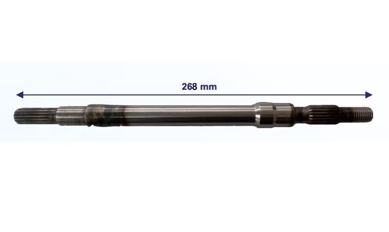 3 TEKERLEKLİ ARKA AKS KISA SOL 268 mm