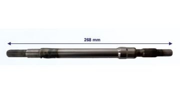 3 TEKERLEKLİ ARKA AKS KISA SOL 268 mm