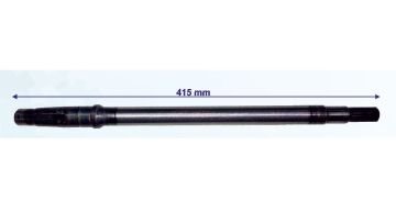 3 TEKER ARKA AKS UZUN 415 mm 16 FREZE