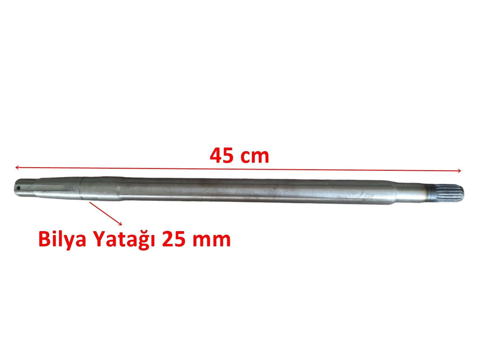 3 TEKER ELEKTRİKLİ KASALI ARABA ARKA AKS 18 FREZE 45 cm