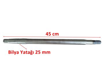 3 TEKER ELEKTRİKLİ KASALI ARABA ARKA AKS 18 FREZE 45 cm
