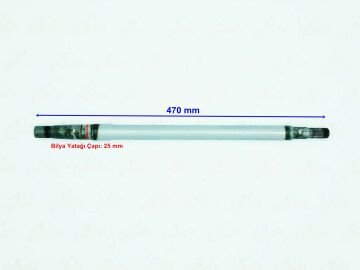 YUKİ ILGAZ 7000 ARKA AKS UZUN 16 FREZE 47 cm SEKMAN YATAKLI