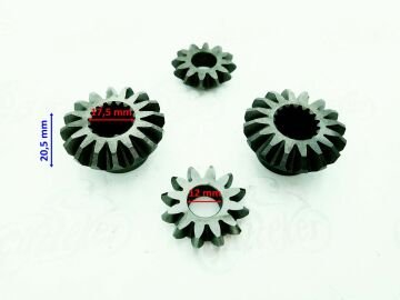 3 TEKER ELEKTRİKLİ DİFRANSİYEL DİŞLİSİ 12T-16T 4 LÜ SET