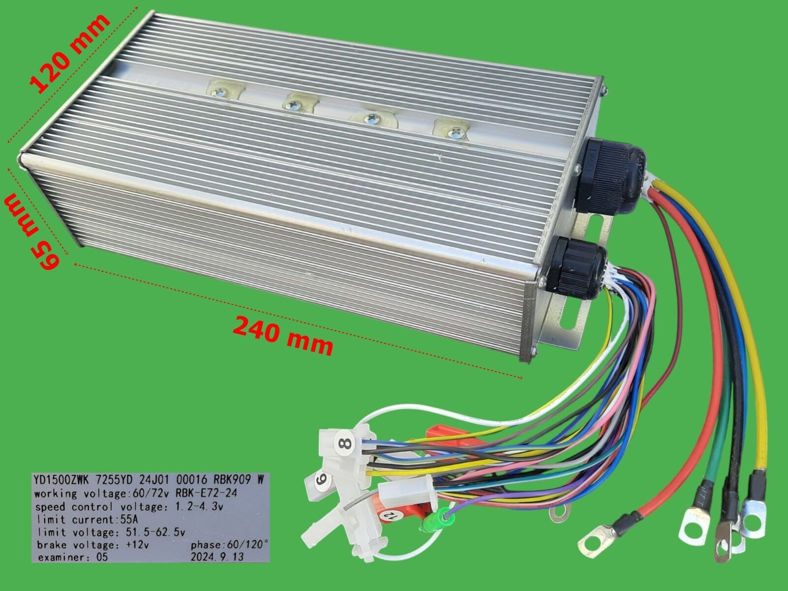 3 TEKER KASALI AKILLI BEYİN 48-72 VOLT 1500 WATT 55 AMPER